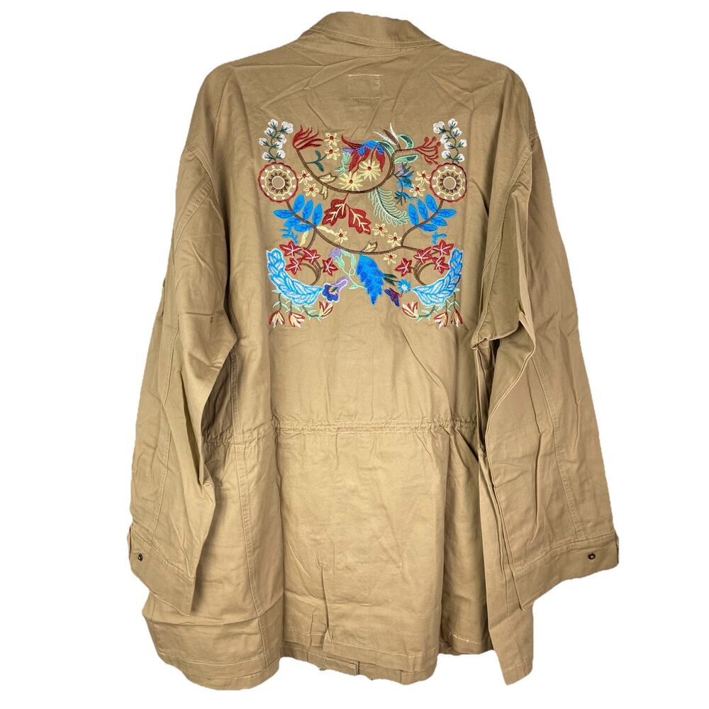 Hayden Los Angeles Embroidered Utility Jacket Size XL NWT